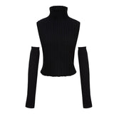 Vvsha Christmas Gift outfit  Knitted Women's Turtleneck Long Sleeve Top Sweater 2024 Fashion Korean Style Autumn Winter Pullover Vest Pull Femme Sweaters