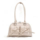 Vvsha Christmas Gift outfit -The Galactic Satchel Bow Leather Shoulder Bag