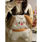 Vvsha Christmas Gift Outfit A Cute Dog Womens Backpack Original Cartoon Kawaii Japanese Style Fashion Student Backpack Casual 2024 Harajuku Female Bag