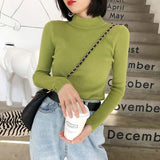 Vvsha Christmas Gift Outfit Winter Knitting Sweater Pullovers Women Long Sleeve Tops Turtleneck Knitted Sweater Chic Woman Clothes Female Casual Streetwear