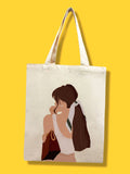 Vvsha- Figure Graphic Shopper Bag  - Women Tote Bags