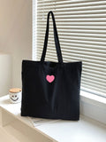 Vvsha- Heart Graphic Shopper Bag  - Women Tote Bags