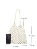 Vvsha- Hollow Out Shoulder Tote Bag  - Women Tote Bags