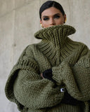 Vvsha Christmas Gift Outfit Carolla Knitted Oversize Sweater