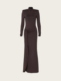 Vvsha Amariya Long Sleeve Slit Dress