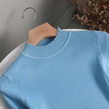 Vvsha Christmas Gift Outfit Winter Knitting Sweater Pullovers Women Long Sleeve Tops Turtleneck Knitted Sweater Chic Woman Clothes Female Casual Streetwear