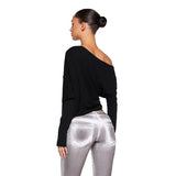 Vvsha Christmas Gift outfit  Lachlan Long Sleeve Crop Top