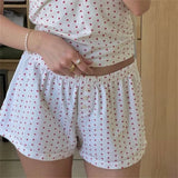 Vvsha Christmas Gift outfit -Women Lounge Shorts Floral Print Y2k Low Rise Sexy Micro Shorts Pajama Bottoms Cute Sleep Shorts