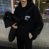 Vvsha  No. 5047 BLACK LETTER HOODIE