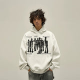 Vvsha  No. 10039 PUNK SHADOW PULLOVER HOODIE