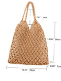 Vvsha- Hollow Out Large Capacity Shopper Bag  - Women Tote Bags