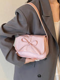 Vvsha Bow Accent Shoulder Bag