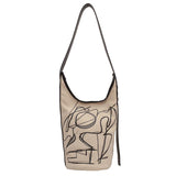 Vvsha Graffiti Canvas Shoulder Bag