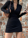 Vvsha Starlit Ribbed Mini Dress