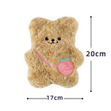 Pencil Cases Plush Kawaii Bear Korean Stationery Piornik Estuche Lapices Estojo Cute Case School Supplies Big Pen Bags Trousse