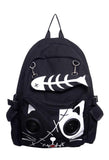 Vvsha Speaker Bag KIT Cat Animal Rucksack Backpack Emo Gothic Plug & Play Fish Bone Boys Girls Gift 20230821