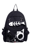 Vvsha Speaker Bag KIT Cat Animal Rucksack Backpack Emo Gothic Plug & Play Fish Bone Boys Girls Gift 0821