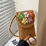 Vvsha Handcrafted Floral Mobile Phone Bag