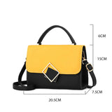 Vvsha Women Small Handbag Luxury Messenger Bag High Quality PU Leather Shoulder Bag Ladies Lock Design Crossbody Bags Female Bolsas