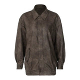 Vvsha Kiya Vintage Leather Jacket