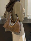 Vvsha Leather Chain Strap Shoulder Bag