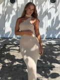 Vvsha Myleah See Through Maxi Dress