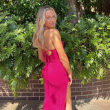 Vvsha Nandi Slit Maxi Dress