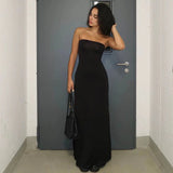 Vvsha Nisa Strapless Basic Maxi Dress