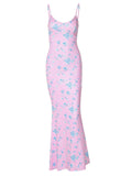 Vvsha Aylin Floral Print Maxi Dress