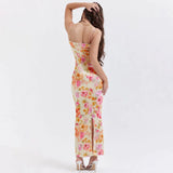 Vvsha Aliviana Floral Maxi Dress