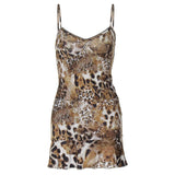 Vvsha Tayler Leopard Print Camisole Set