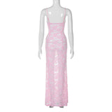 Vvsha Lilyth Lace Maxi Dress