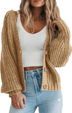 women¡¯s style 2024 Autumn and Winter New Loose Knitted Coat Women's Sweater Cardigan