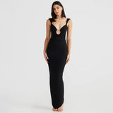 Vvsha Taelor Backless Maxi Dress