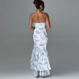 Vvsha Tasia Strapless Maxi Dress