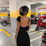 Vvsha 'Night's Wink' Backless Maxi Dress