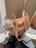 Vvsha Plush Cloud Charm Shoulder Bag