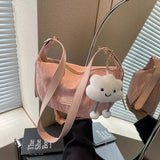 Vvsha Plush Cloud Charm Shoulder Bag