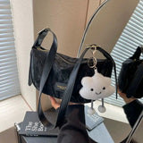 Vvsha Plush Cloud Charm Shoulder Bag