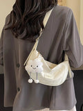 Vvsha Plush Cloud Charm Shoulder Bag