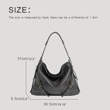 Vvsha Moto & Biker Slim Bags For Women Luxury Designer Handbags And Purses 2024 New In PU Oil Wax Leather Belt Large Capacity Shoulder