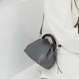 Vvsha Bubble Sheepskin High-grade Handbag New Niche Design Cloud Bucket Bag Leather Crossbody Bag Handbag