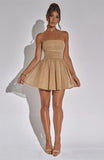 Vvsha Glitter Glam Mesh Mini Bow Dress