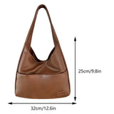 Vvsha Large Capacity Tote Bag Women's New Trendy Shoulder Bag Simple and Versatile Commuter Bag Fashion Luxury Designer Handbags