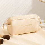 Vvsha Ins Fashion PU Cloud Korean Women Large Cosmetic Bag Portable Makeup Storage Organizer Bags Ladies Travel Toiletry Bag Washbag