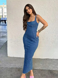 Vvsha Denim Sundae Midi Dress