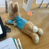 Vvsha Cute Plush Rabbit Pencil Case Student Stationery School Supplies Kawaii Doll Back To School Storage Bag Pen Bag Stationery