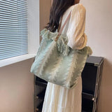 Vvsha Casual Top-Handle Bags Large Tote Beach Bag Shopping Bags Underarm Shoulder Bag Female Commute Women Handbags Tote Bags