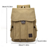 Vvsha New High Quality Canvas Men Backpack Large Shoulder School Bag Rucksack For Boys Travel Fashion Camping Bags Fashion Simple Bags