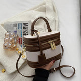 Vvsha Brand Barrel-shaped Shoulder Bags Women Fashion Top Handbag  High Quality Crossbody Square Bag and Purses Ladys Cute Clutch Bag